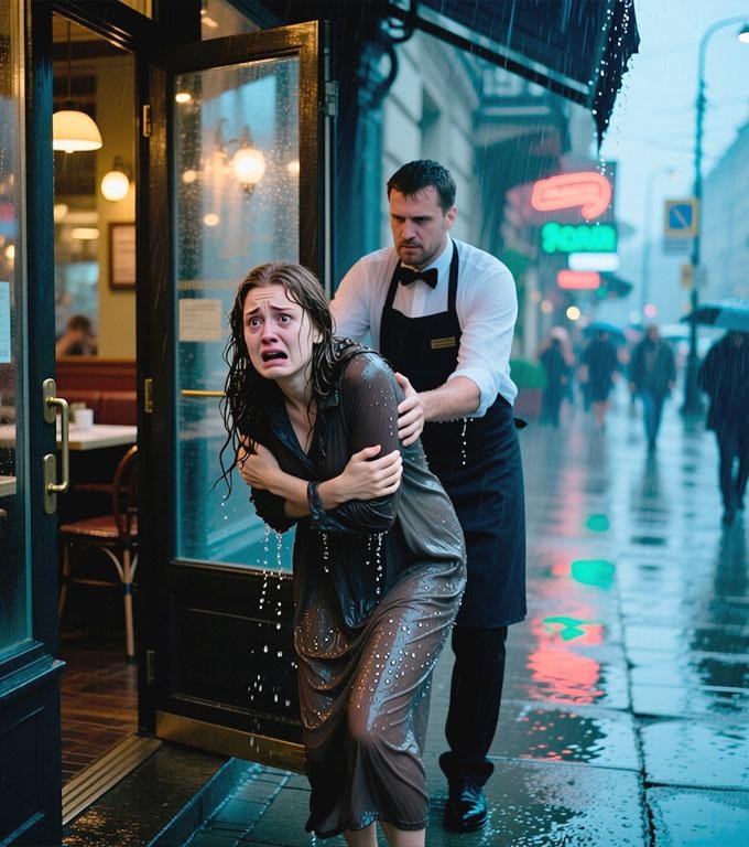 Sofia, udându-se până la piele sub ploaia de toamnă, a sărit din taxi în fața fațadei de sticlă a restaurantului care, pentru ea, însemna mai mult decât o afacere.