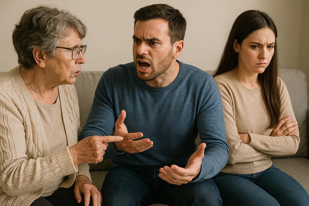 Mamă, nu crezi că ajunge să te bagi mereu în familia mea și să-mi jignești soția? Îți dai seama ce faci?