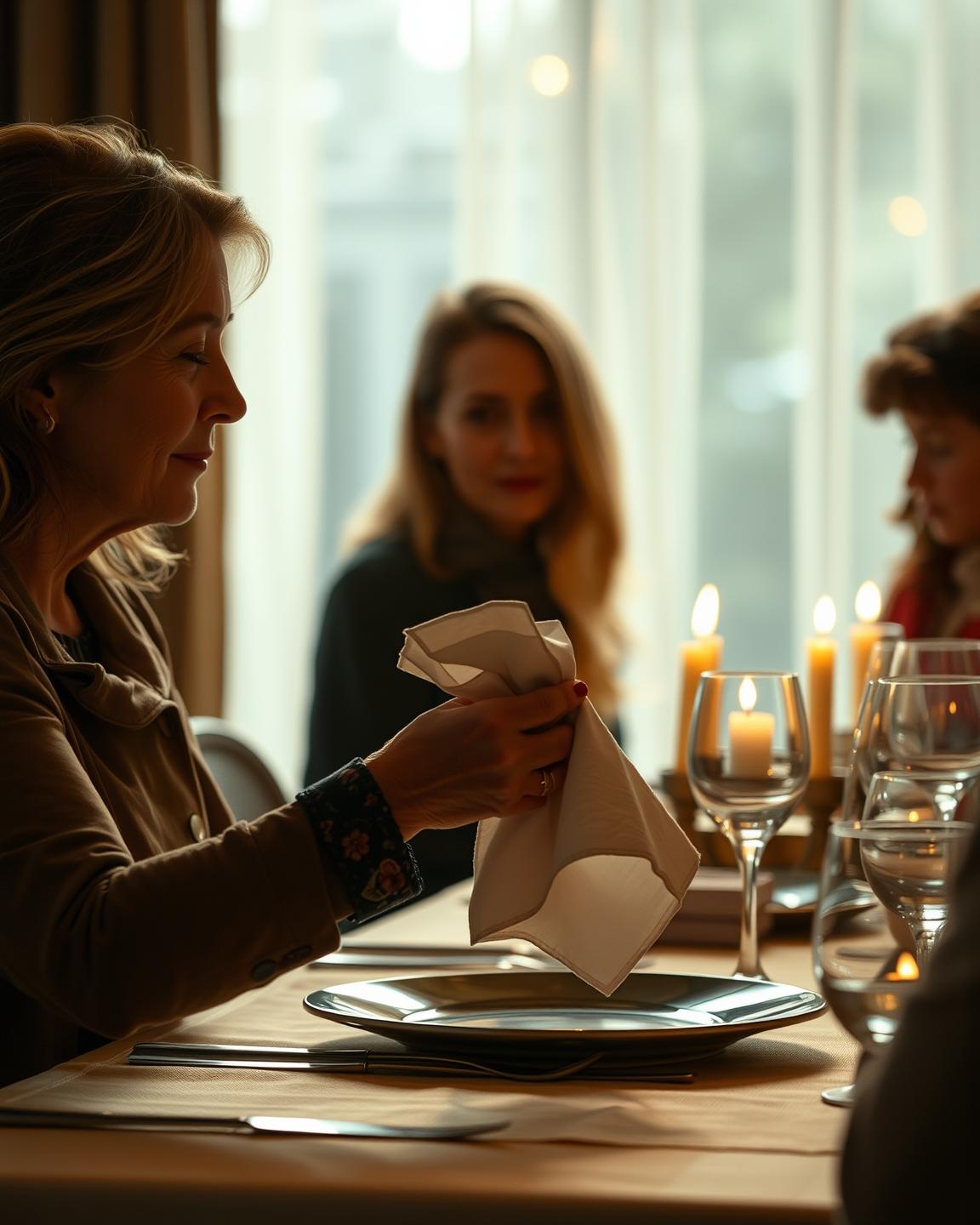 La cina de familie, am scris în tăcere un singur cuvânt pe un șervețel și l-am întins fiului meu.