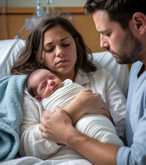 Medicii presupuneau că este vorba de o tumoră obișnuită, însă atunci când fetița a venit pe lume, în salon s-a lăsat o tăcere apăsătoare.