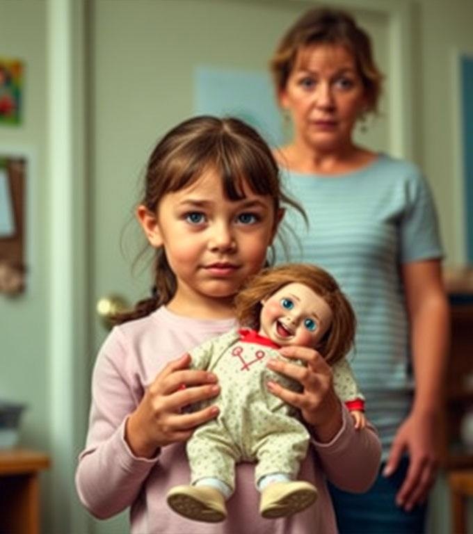 Femeia de serviciu cumpărase o păpușă veche de la un târg, drept cadou pentru fiica ei