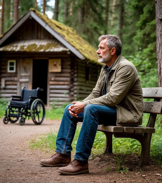 Soțul a rămas infirm, salvându-și soția, iar ea l-a dus într-un sat îndepărtat și l-a abandonat