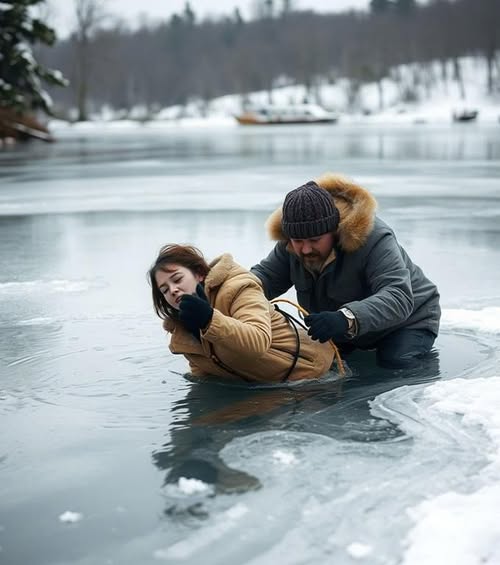 Un fost deținut a salvat o fată însărcinată dintr-un râu înghețat. Ce s-a întâmplat după aceea a cutremurat întreaga comunitate.