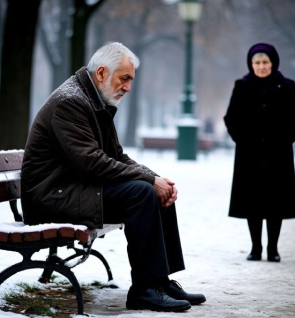 Syn wyrzucił ojca z domu za namową żony… Ale przypadkowe spotkanie w parku wywróciło wszystko do góry nogami.