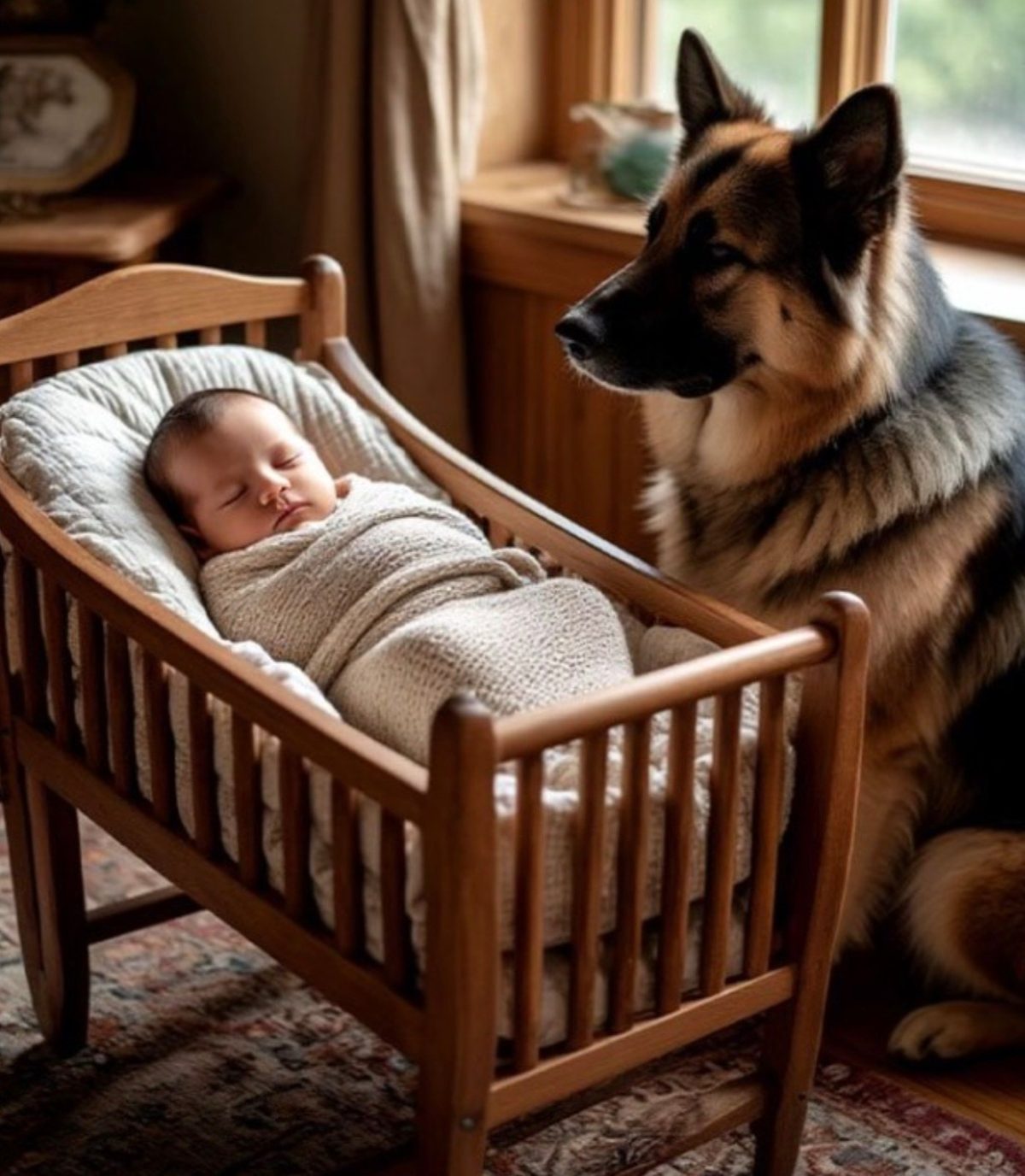 În fiecare noapte, câinele arăta colții spre bebeluș, mârâind amenințător