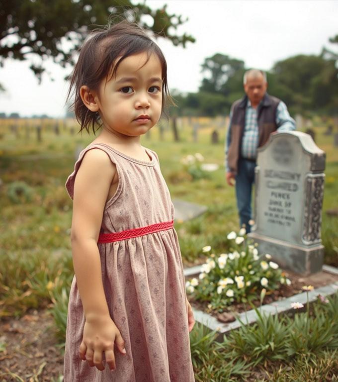 Na pogrzebie jego żony nieznana dziewczynka krzyknęła do mężczyzny: „Sprawdźcie nagrania z monitoringu na oddziale położniczym!”.