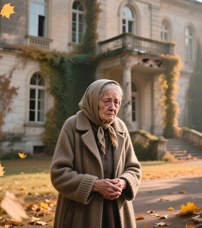 Siwowłosa matka postanowiła odwiedzić bogatego syna, który przestał odpowiadać na wiadomości, i kiedy weszła do willi, dreszcz przebiegł jej po ciele.