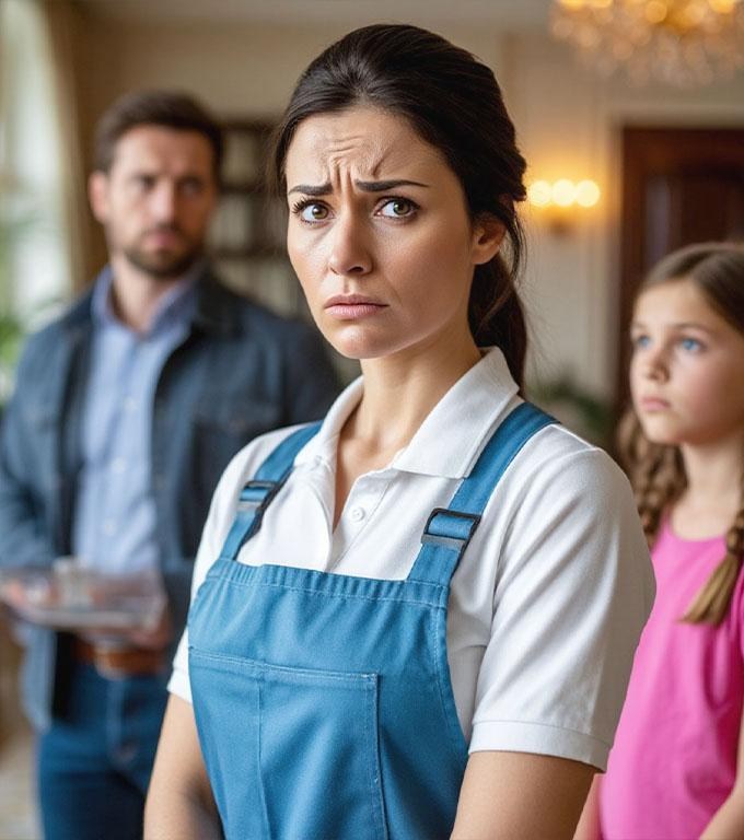  Tati… femeia de serviciu are cerceii mamei noastre… — a șoptit fiica unui om de afaceri