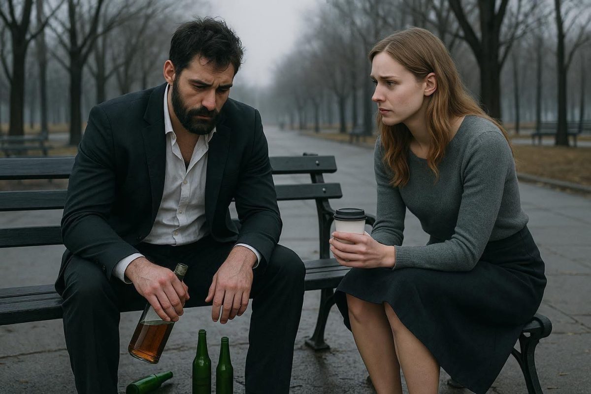 Biedna dziewczyna próbowała pocieszyć pijanego nieznajomego, nie wiedząc, że to milioner porzucony tuż przed ślubem.