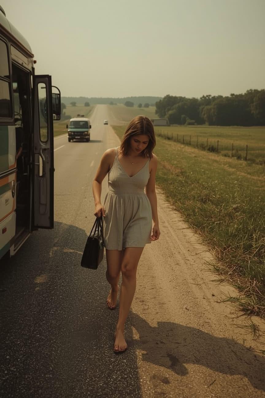 Kasia wysiadła z autobusu na skraju swojej rodzinnej wioski.