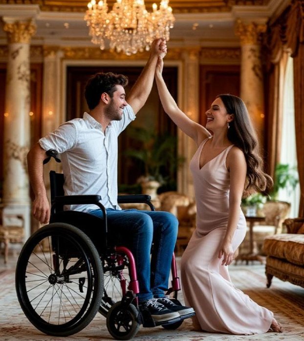 BOGATY mężczyzna zobaczył swoją gospodynię tańczącą z jego przykutym