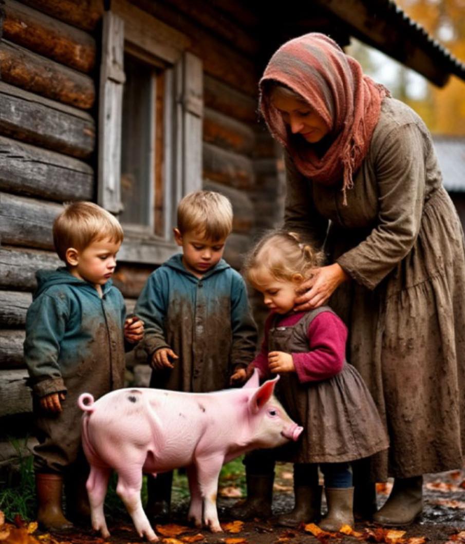 Un tată singur, crescându-și fiica, a primit sub acoperișul său o văduvă cu trei copii, oferindu-le adăpost.