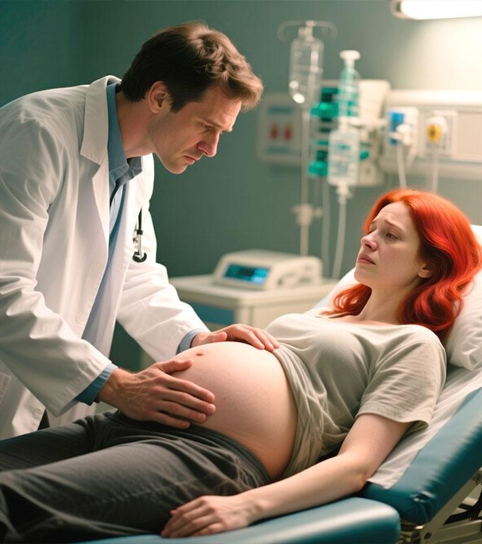 Un chirurg renumit a fost chemat de urgență din sala de operație pentru a vedea o lăptăriță însărcinată care aștepta tripleți.