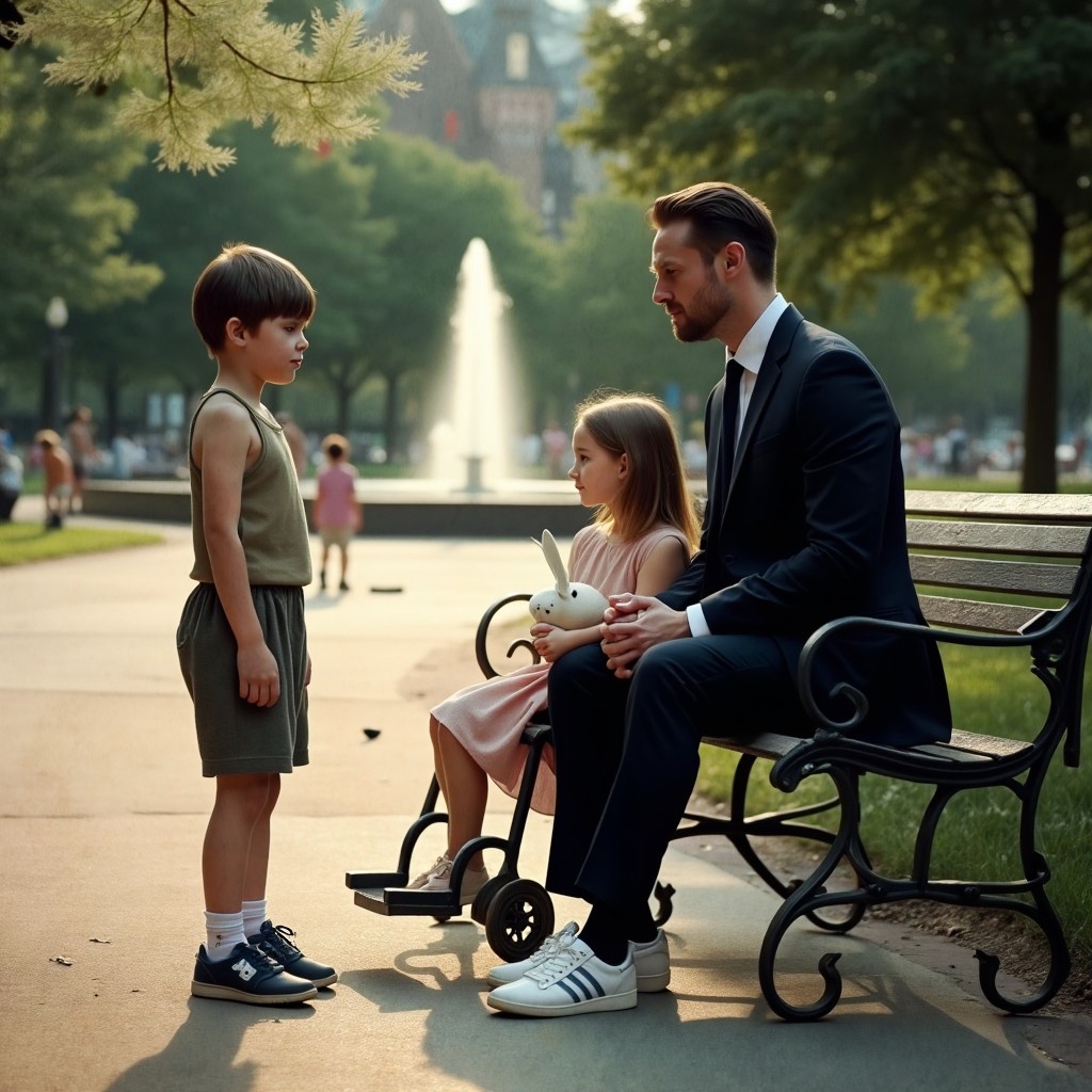 „Unchiule, pot să-ți fac FIICA să umble din nou”, i-a spus băiatul desculț milionarului! Ceea ce s-a întâmplat apoi aproape că l-a făcut pe bărbat să leșine…