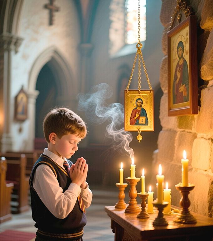 Băiatul s-a trezit la bocetul mamei sale. S-a apropiat de patul ei: „Mamă, te doare?” — Matei, adu-mi apă!
