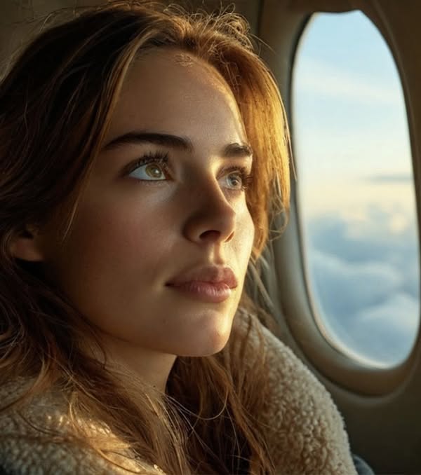 Julia a zburat la aniversarea soacrei ei cu o zi înainte și a tresărit când cineva a strigat-o pe nume în avion…