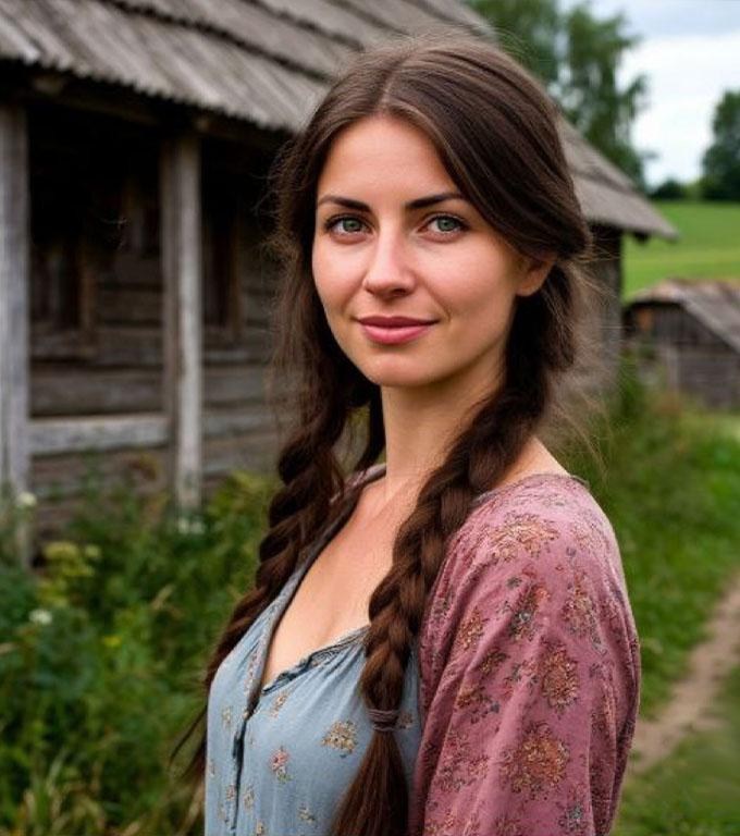 Olga venise în orășelul, la fostul ei cuib, să-și viziteze părinții.