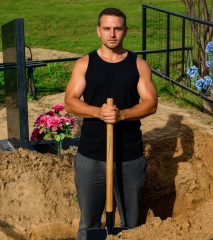 Un angajat al serviciului funerar a găsit un telefon mobil lângă defunctă.