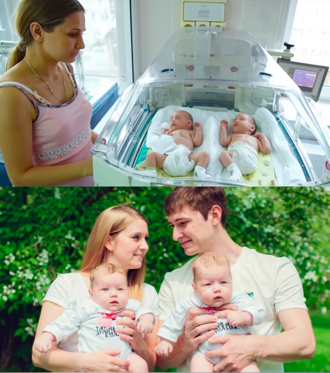 Soțul s-a dovedit a fi nepregătit pentru gemeni și, după externarea din spital, a dus-o pe soție cu copiii nou-născuți într-o casă