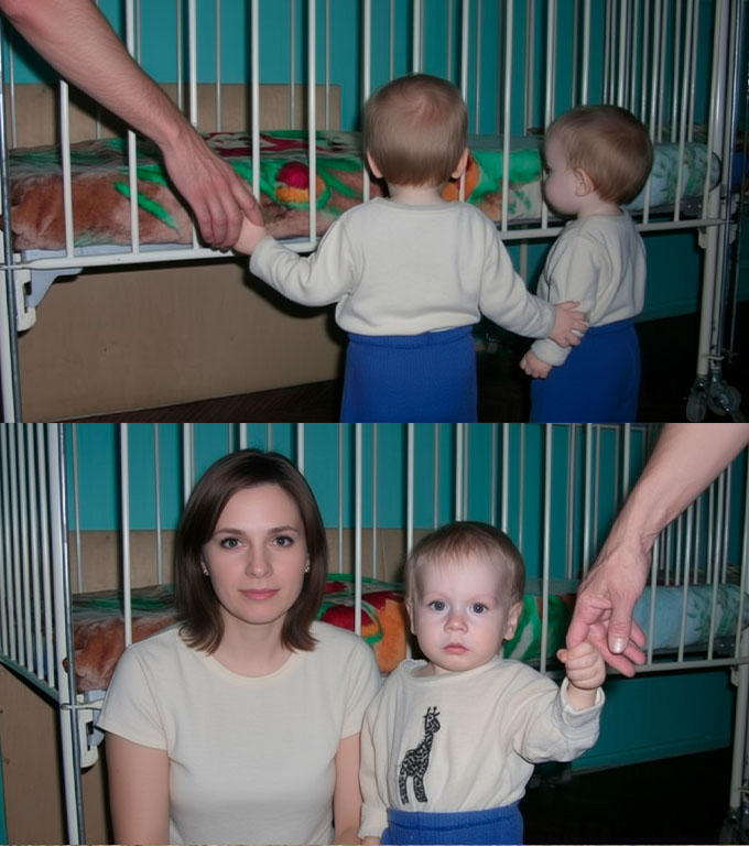 Un bărbat necunoscut a adus un băiat de trei ani într-un orfelinat.