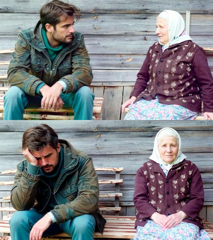 Un prizonier hoțoman, pe vreme rea, a intrat în casa unei femei în vârstă. Dar ea nu era o femeie obișnuită.