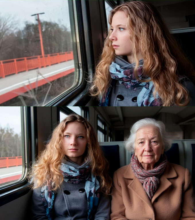 O femeie însărcinată cu gemeni se îndrepta spre avort, dar pe drum a întâlnit o bătrână care nu avea bani de transport.