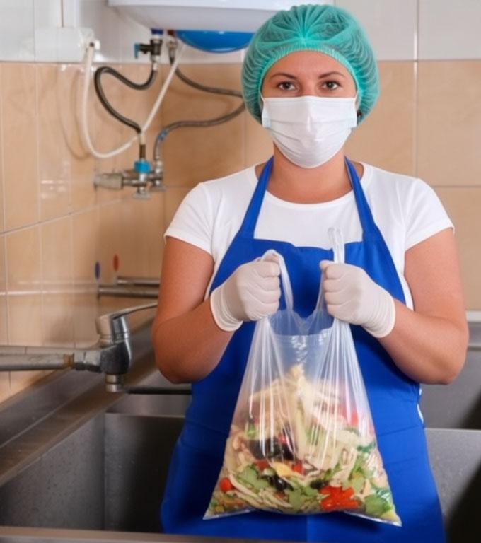 Colegele au informat conducerea că femeia de serviciu ia cu ea resturile de mâncare.