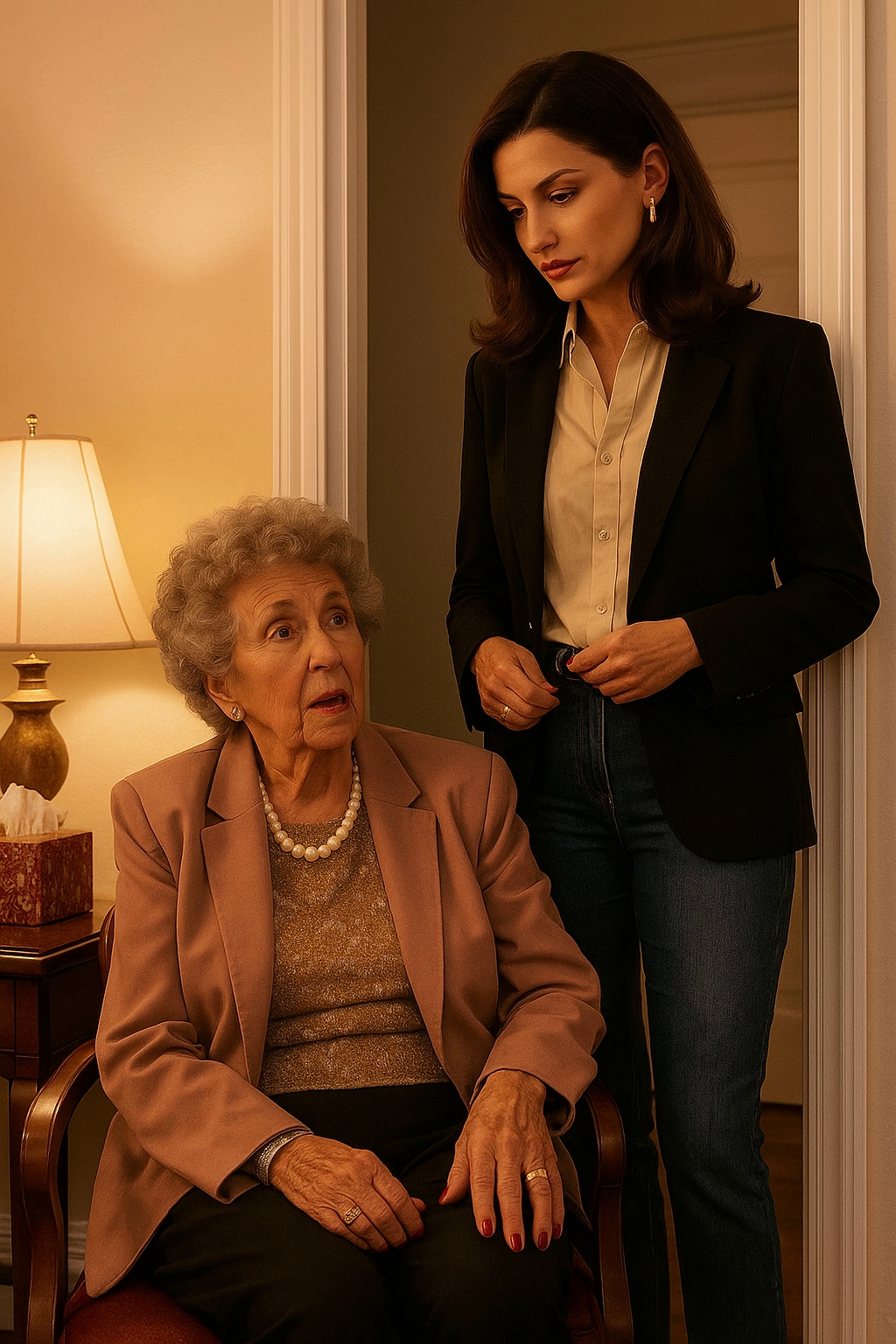 Am auzit că bunica ta avea un depozit la bancă! Așa că, draga mea, trimite-mi trei milioane!