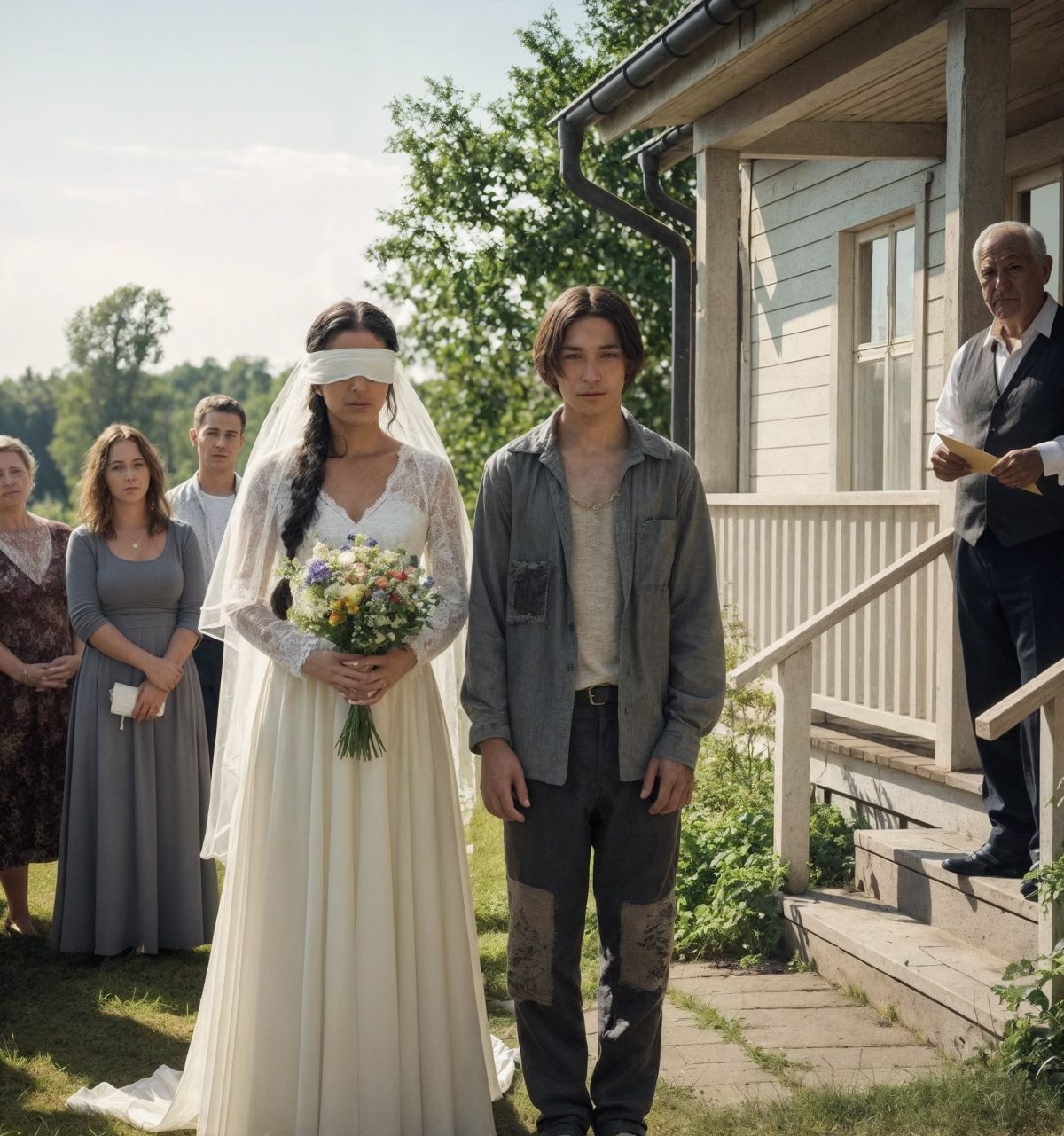 Tatăl ei a dat-o pe fiica sa orbă de soție unui sărman la ușa bisericii — dar apoi adevărul a întors totul pe dos.