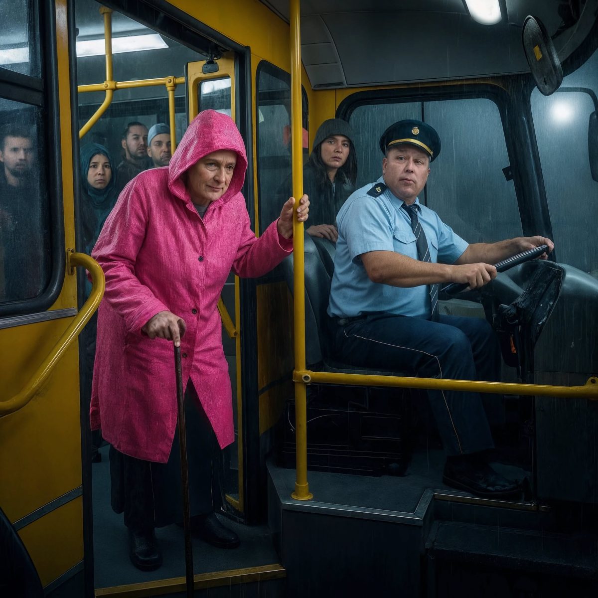 Șoferul autobuzului a dat afară o femeie de 80 de ani din cauza lipsei biletului.