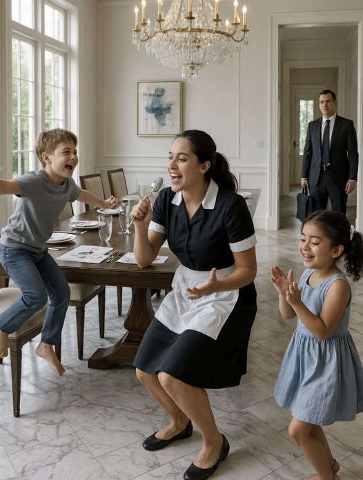 Un milionar s-a întors acasă mai devreme — ceea ce a văzut, cum bona își petrece timpul cu copiii săi, l-a făcut să plângă…