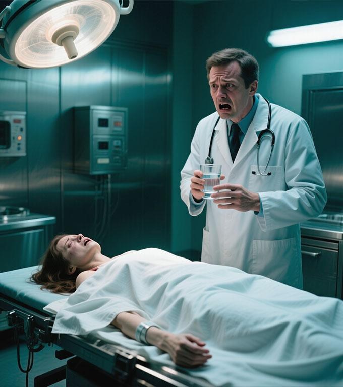 Lucrez la morgă. În noaptea aceea, o fată înecată m-a rugat să îi dau apă.