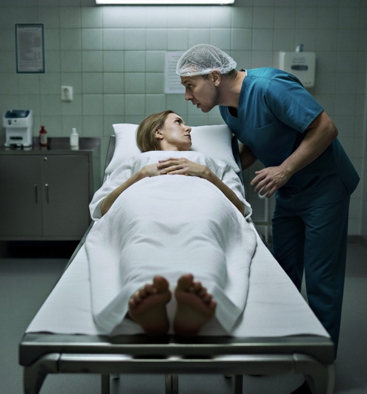 a zâmbit bărbatul și a lăsat în morgă soției sale testamentul ei. Plătind asistentului, s-a grăbit la întâlnire cu amanta.