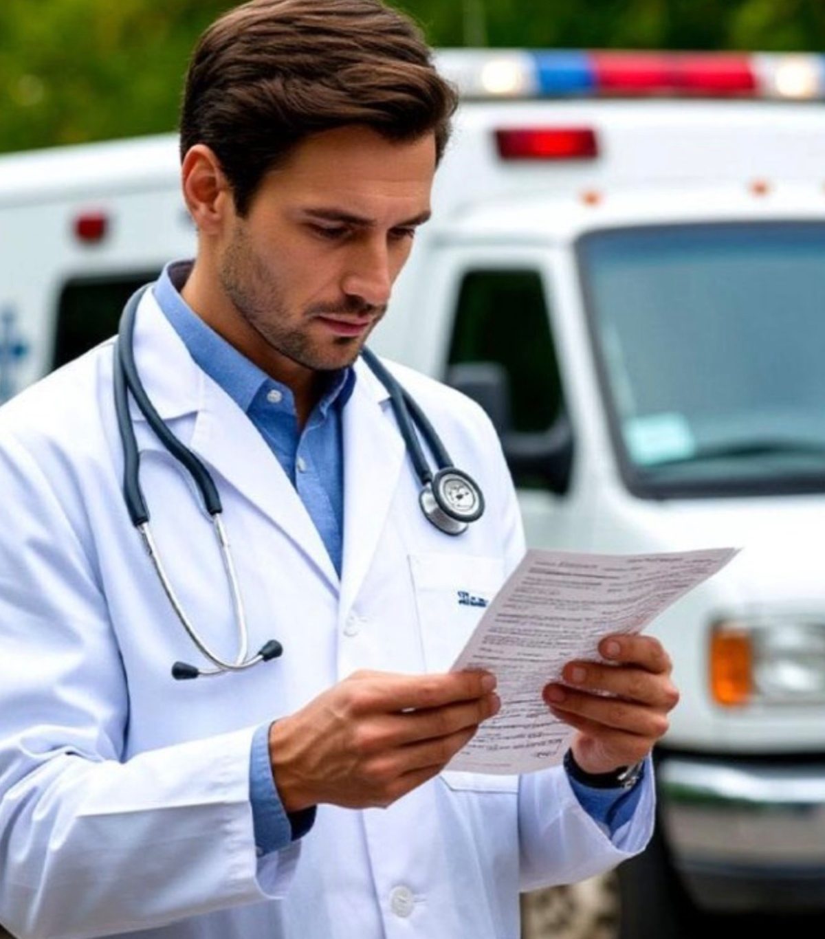 Medicii de la „Ambulanță” au sosit la apel, iar în mâinile lui se afla o notiță cu un strigăt disperat de ajutor.