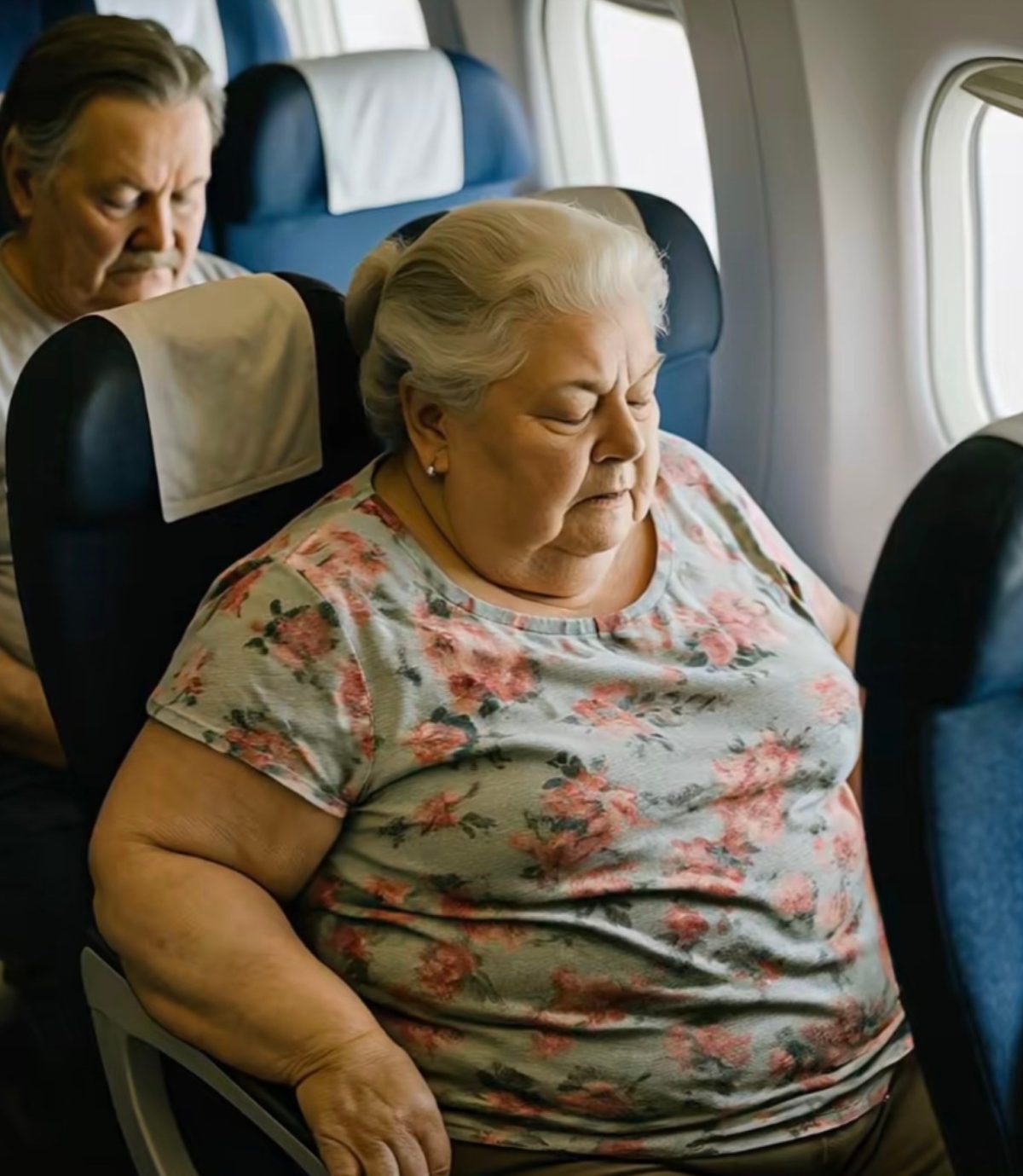 În avion, o femeie a înclinat spătarul scaunului ei și mi-a strâns picioarele.