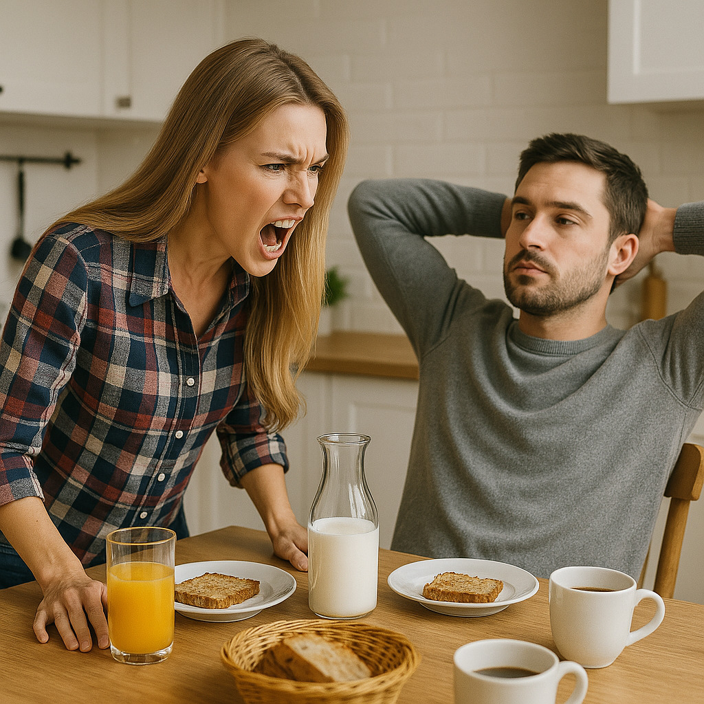 — Unde, dracului, sunt banii pentru vacanță? — striga Lena, agitată, fluturând